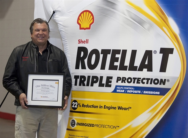 Shell Rotella Million Mile Haul of Fame Announced